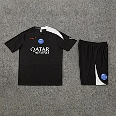 2025-26 Paris Saint-Germain Black T90 Short Sleeve Training Jersey view 18