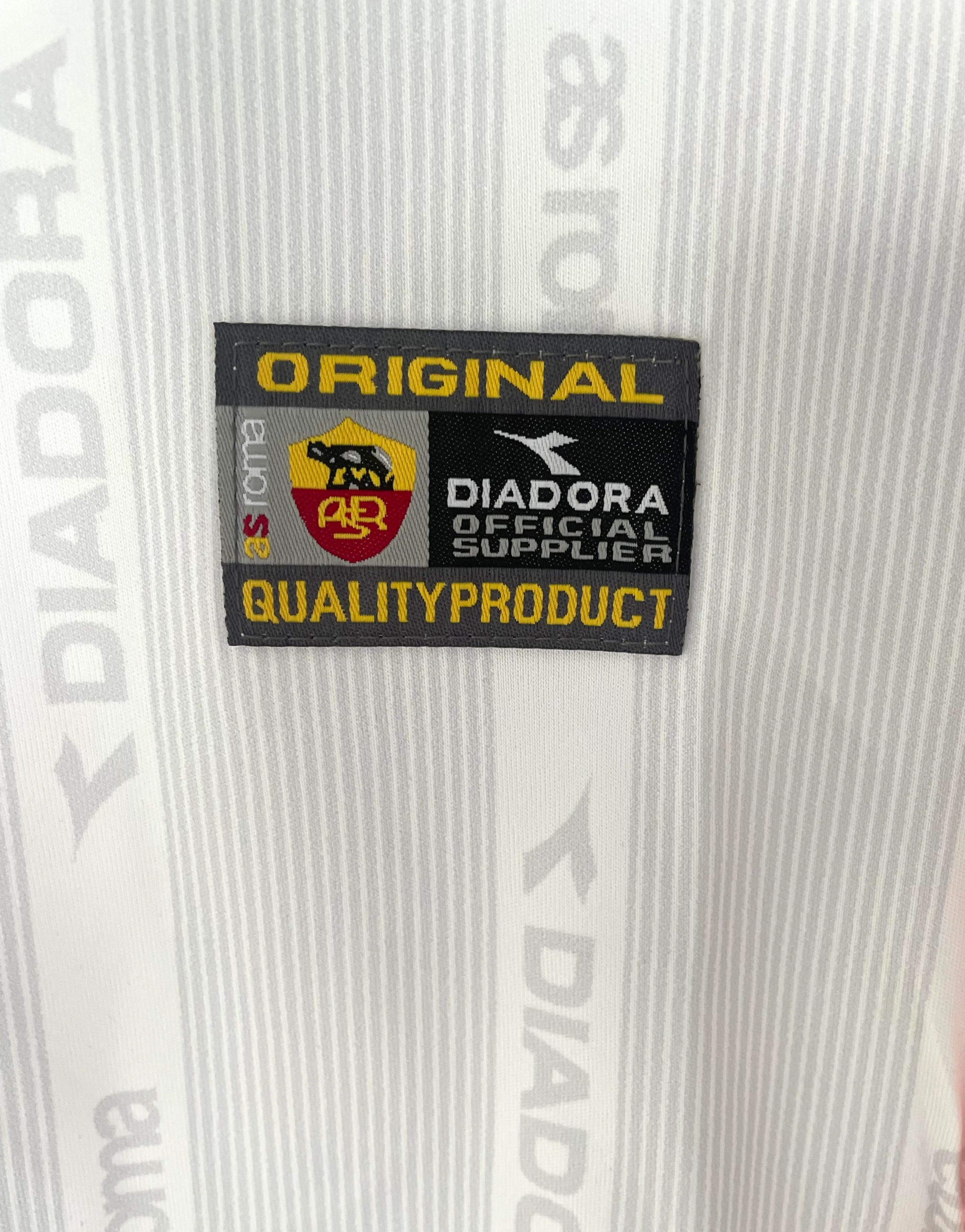 1999-00 Roma Away Retro Long-Sleeve Jersey view 7