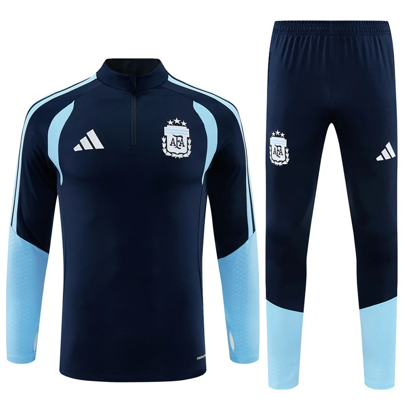 2026-27 Argentina Royal Blue Half-Zip Training Jersey view 17