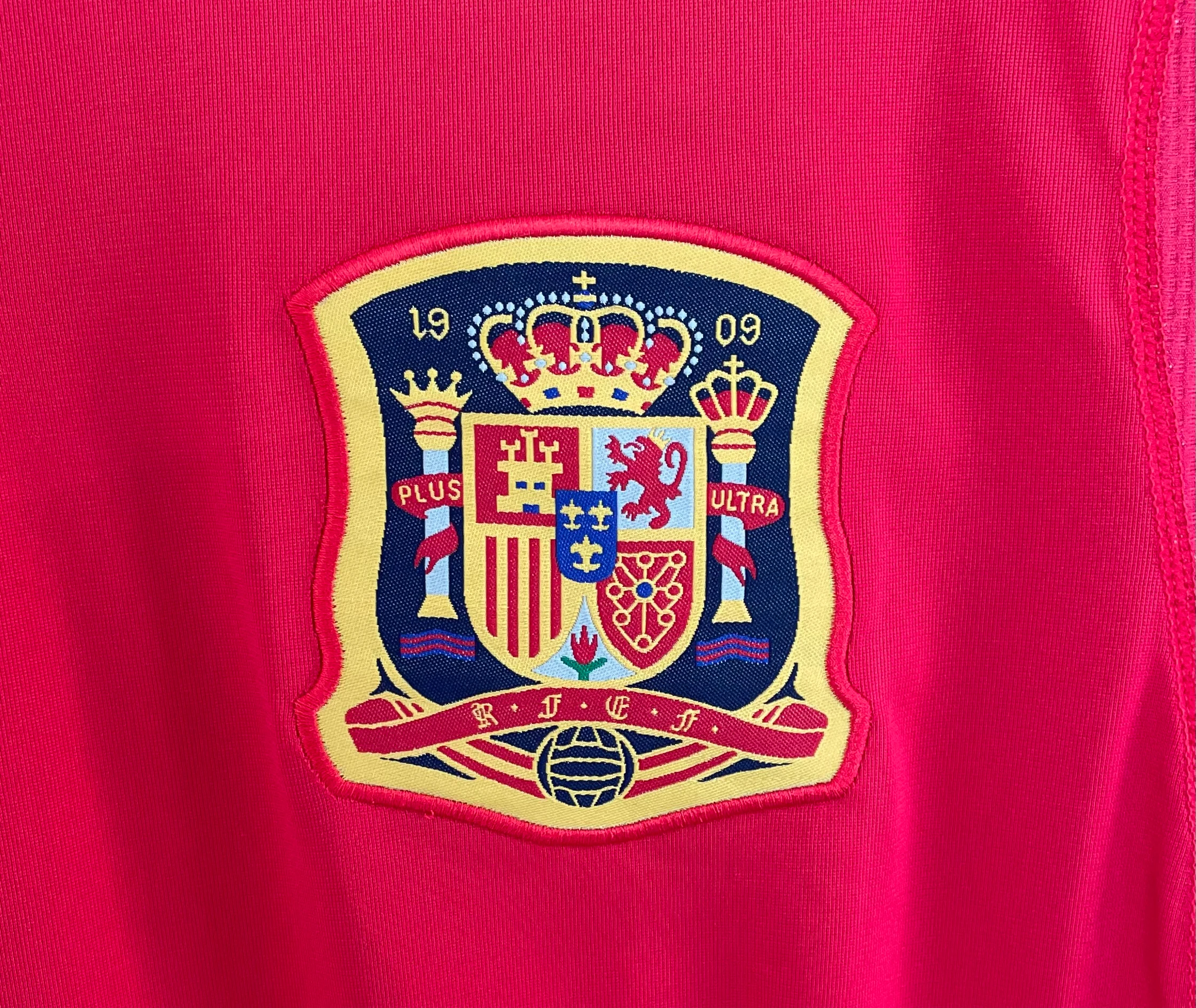 2010 Spain Home Retro Jersey view 7