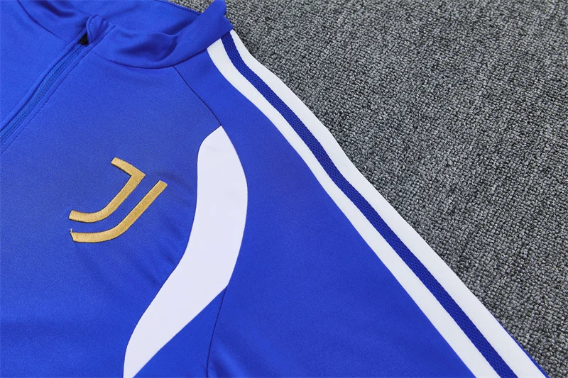 2026-27 Juventus Light Blue Half-Zip Long-Sleeve Training Kit view 10