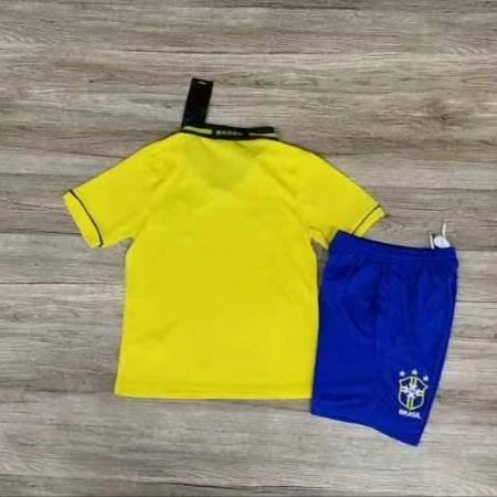 1993-94 Brazil Home Retro Shirt - Kids view 2
