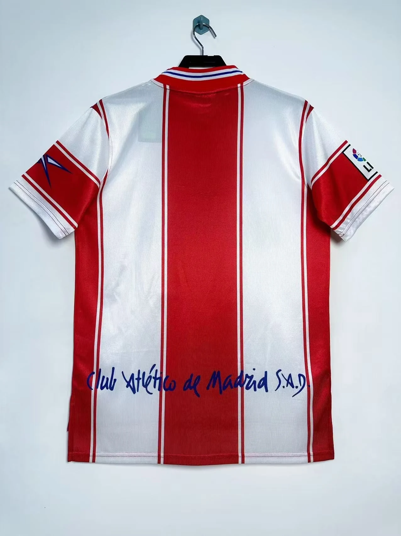 1999–00 Atlético Madrid Home Retro Jersey view 2
