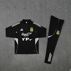 2025-26 Argentina Black Half-zip Training Jersey view 21