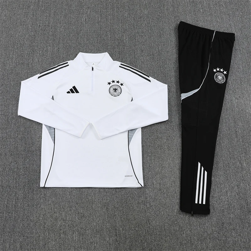 2025-26 Germany White Half-Zip Training Jersey view 16
