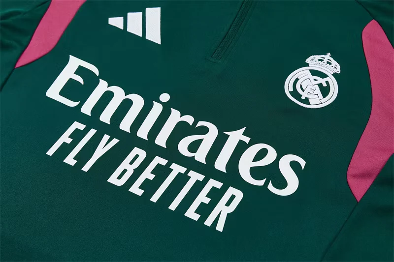 2026-27 Real Madrid Dark Green Half-Zip Training Jersey view 11