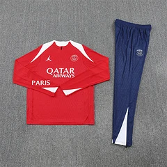 2025-26 Paris Saint-Germain Red Half-Pull Training Jersey view 17
