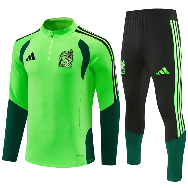 2026-27 Mexico Green Half-Zip Training Jersey view 15