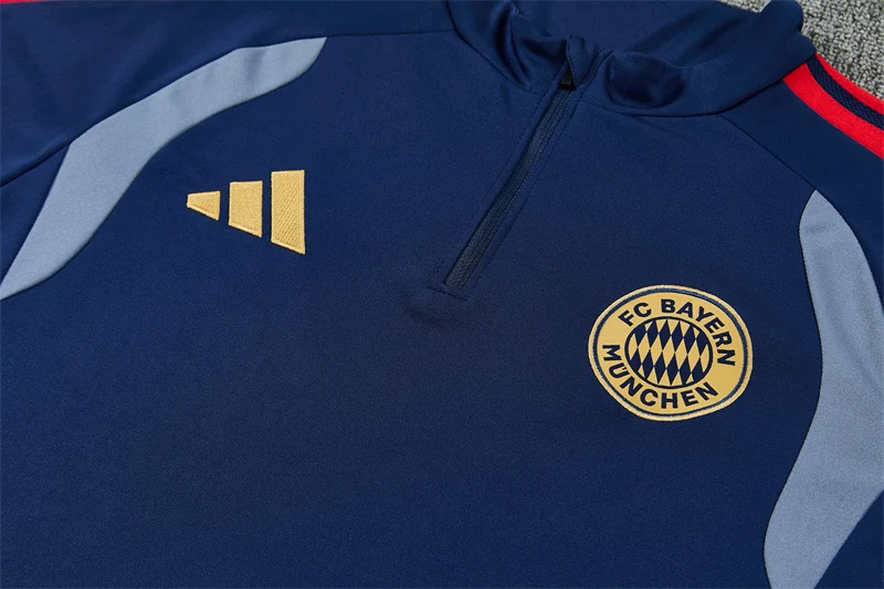 2026-27 Bayern Munich Royal Blue Half-Zip Training Jersey view 11