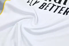 2025-26 Real Madrid White Half-Pull Training Jersey view 7