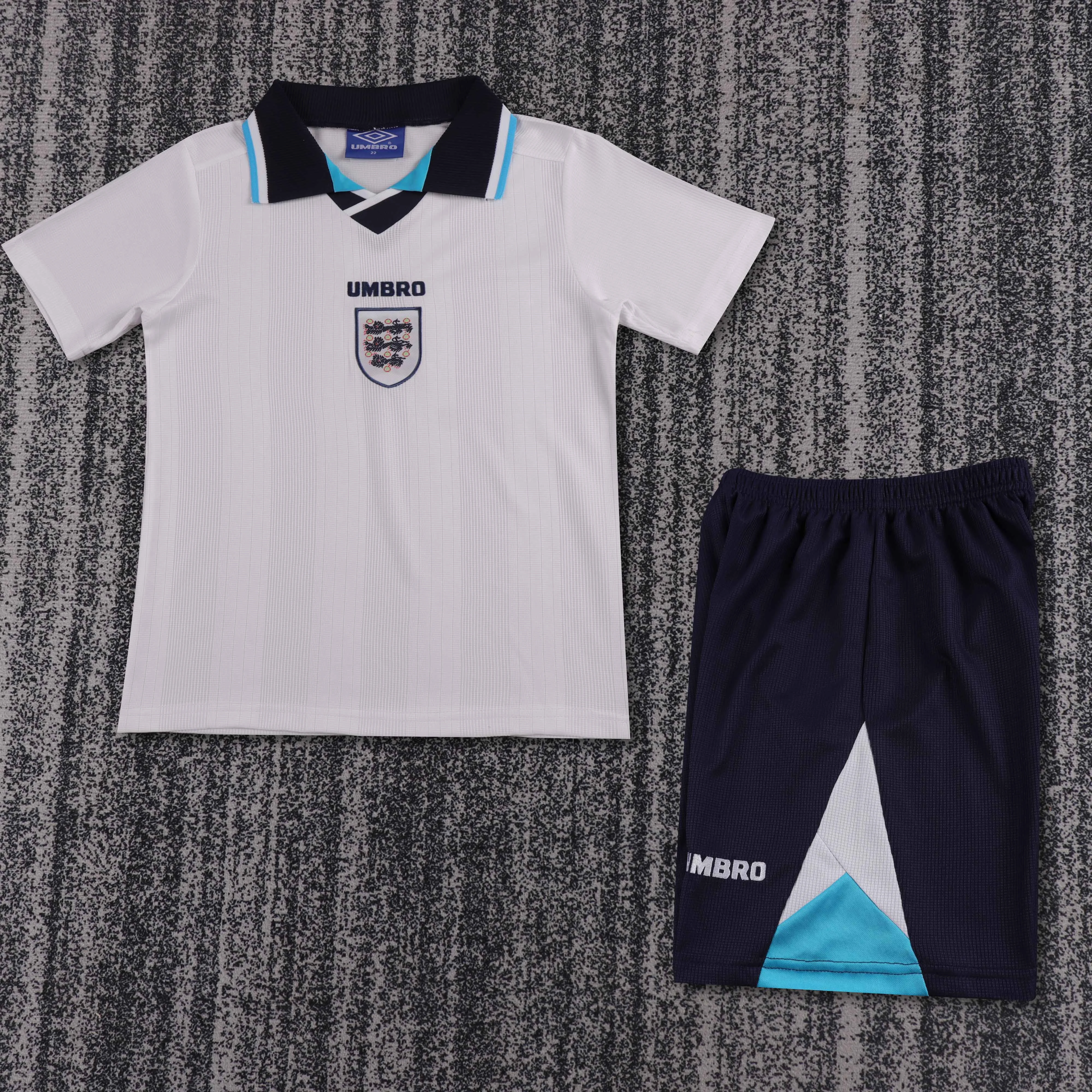 1996 England Home Retro Shirt - Kids Sizes