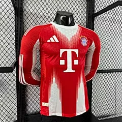 2025-26 Bayern Munich Home Long Sleeve Jersey - Player Edition view 6