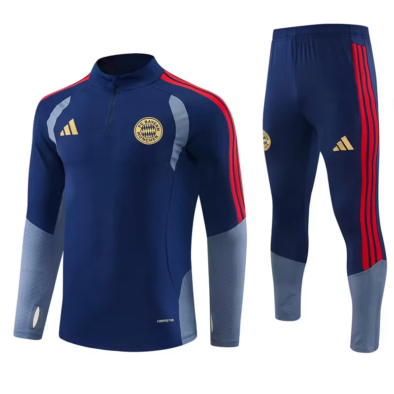 2026-27 Bayern Munich Royal Blue Half-Zip Training Jersey view 17
