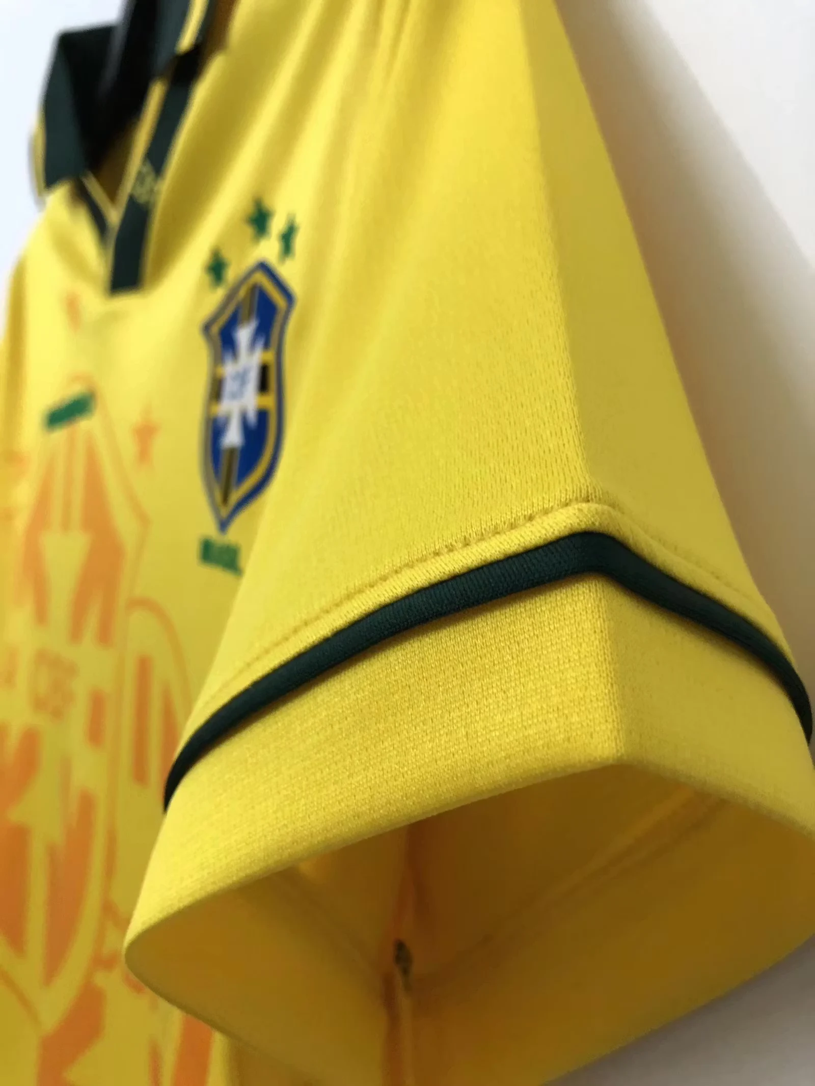 1994 Brazil Home Retro Jersey view 4