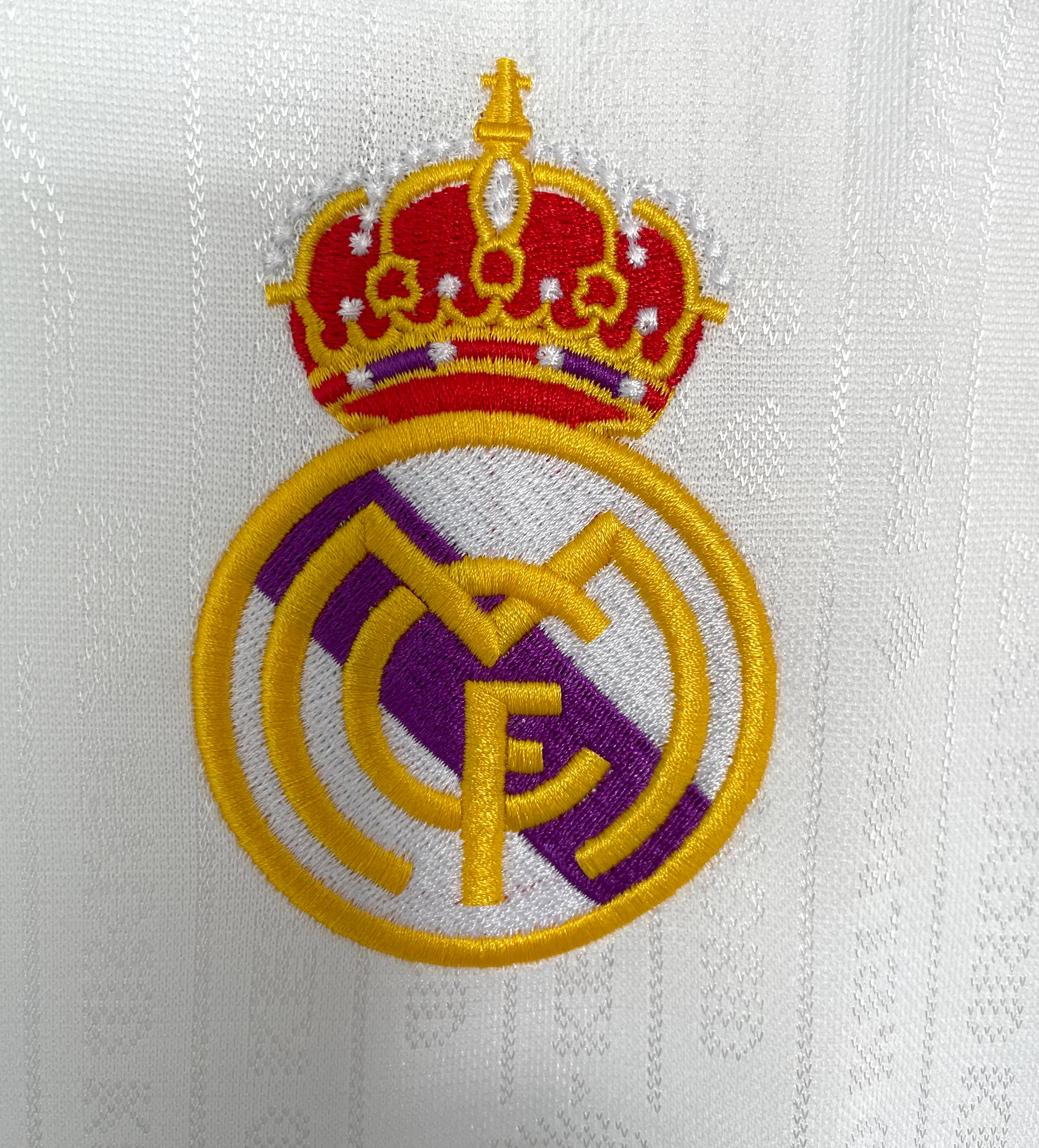 1996-97 Real Madrid Home Retro Jersey view 5