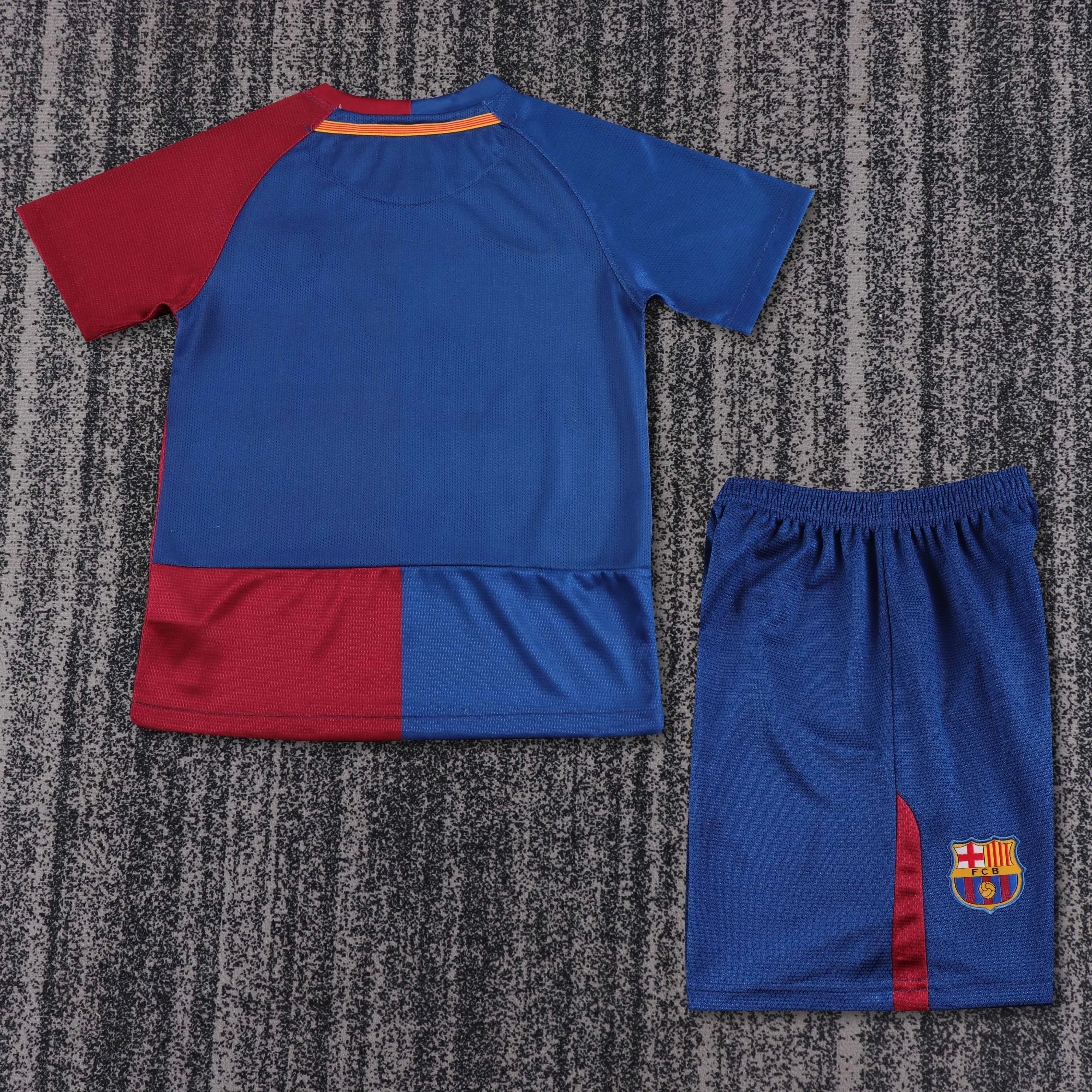 2008-09 Barcelona Home League Edition Retro Shirt - Kids Size view 2