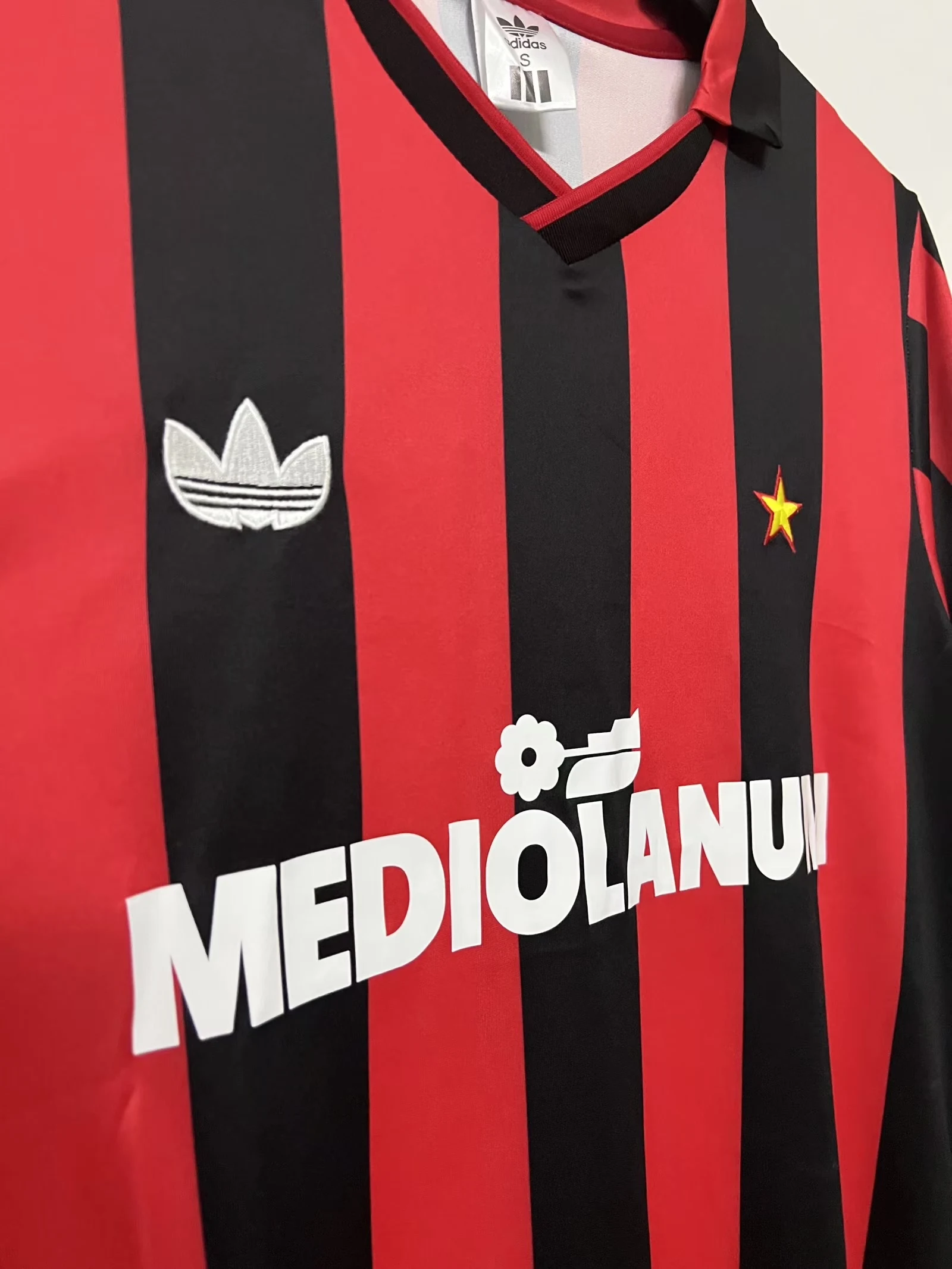 1990-91 AC Home Retro Jersey view 5