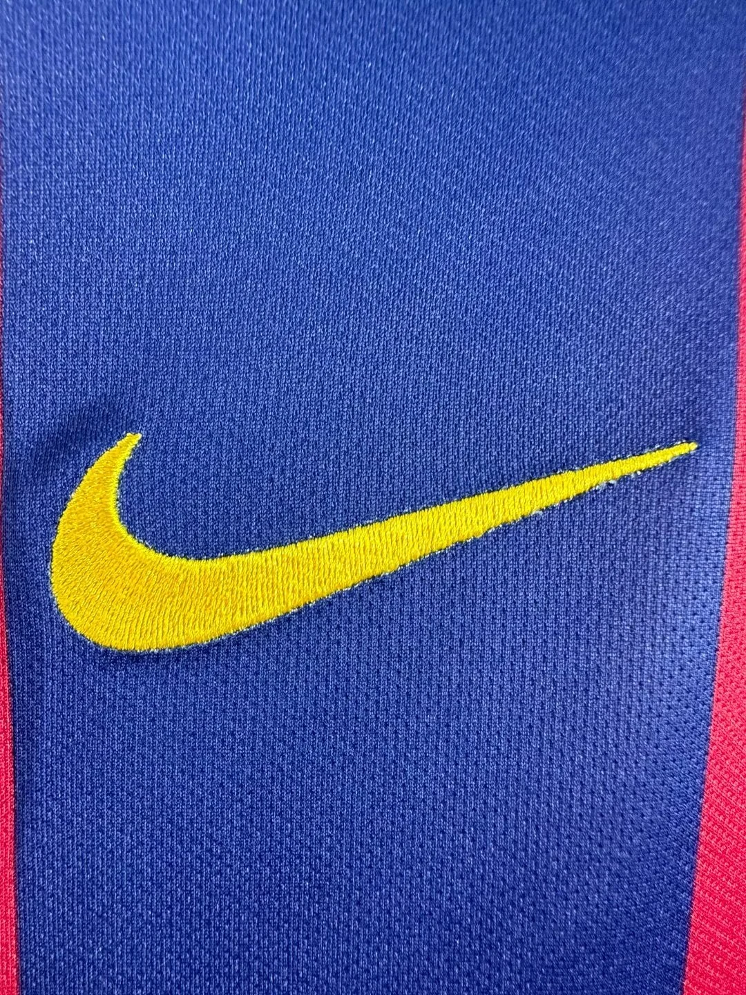 2014-15 Barcelona Home Long Sleeve Retro Jersey view 7