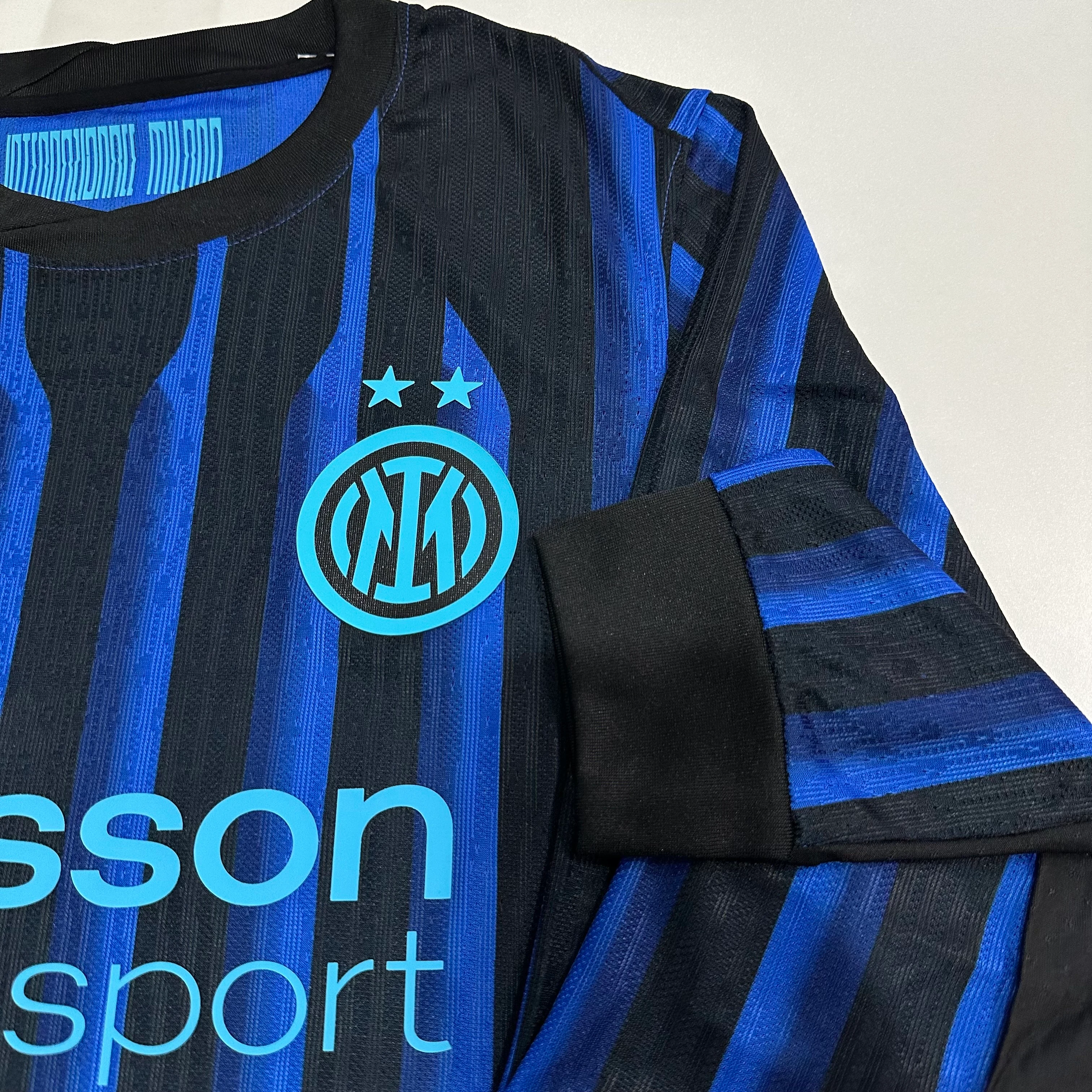 2025-26 Inter Milan Home Long-Sleeve Jersey - Player Version view 6