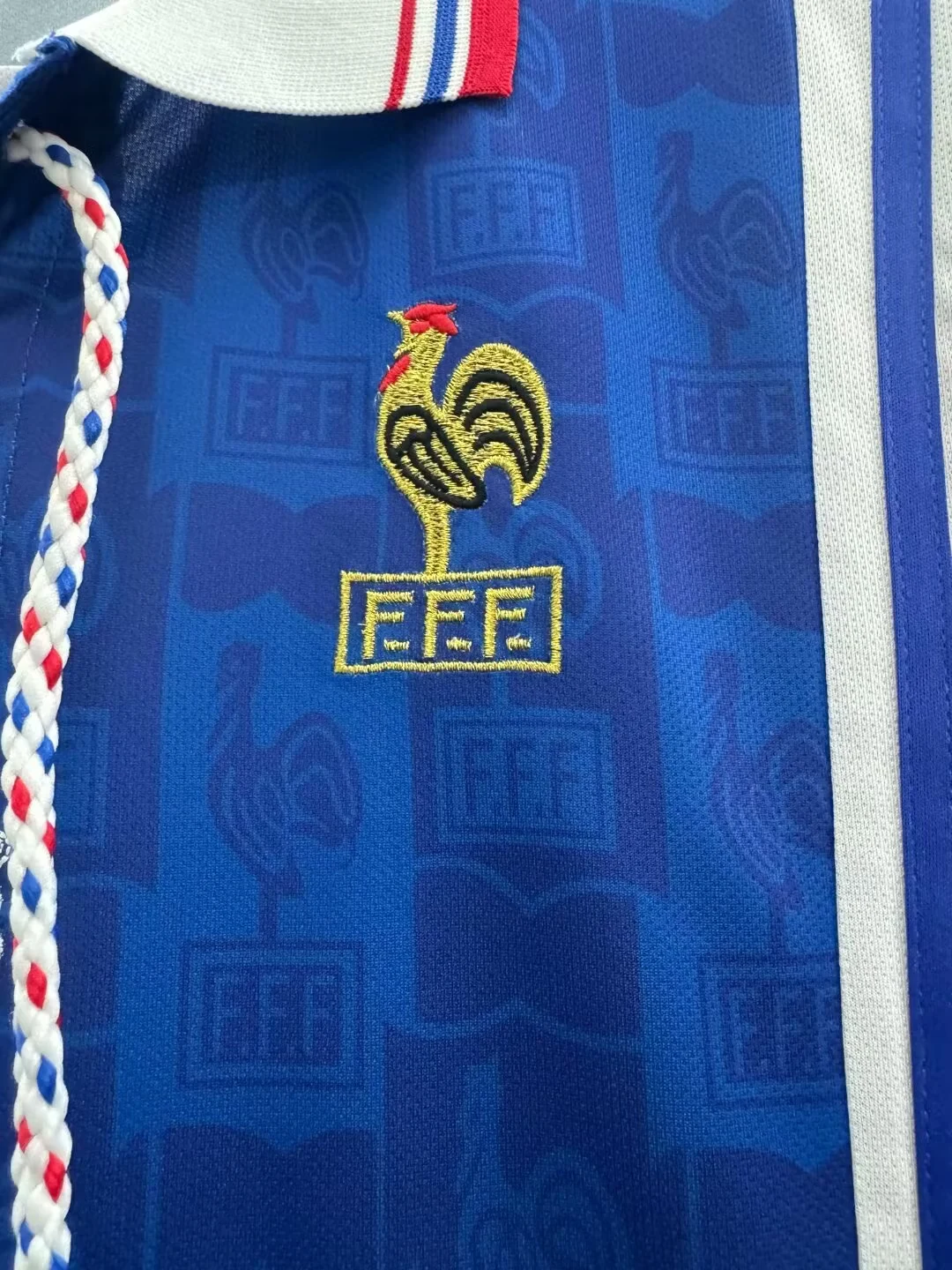 1996 France Home Retro Jersey view 6