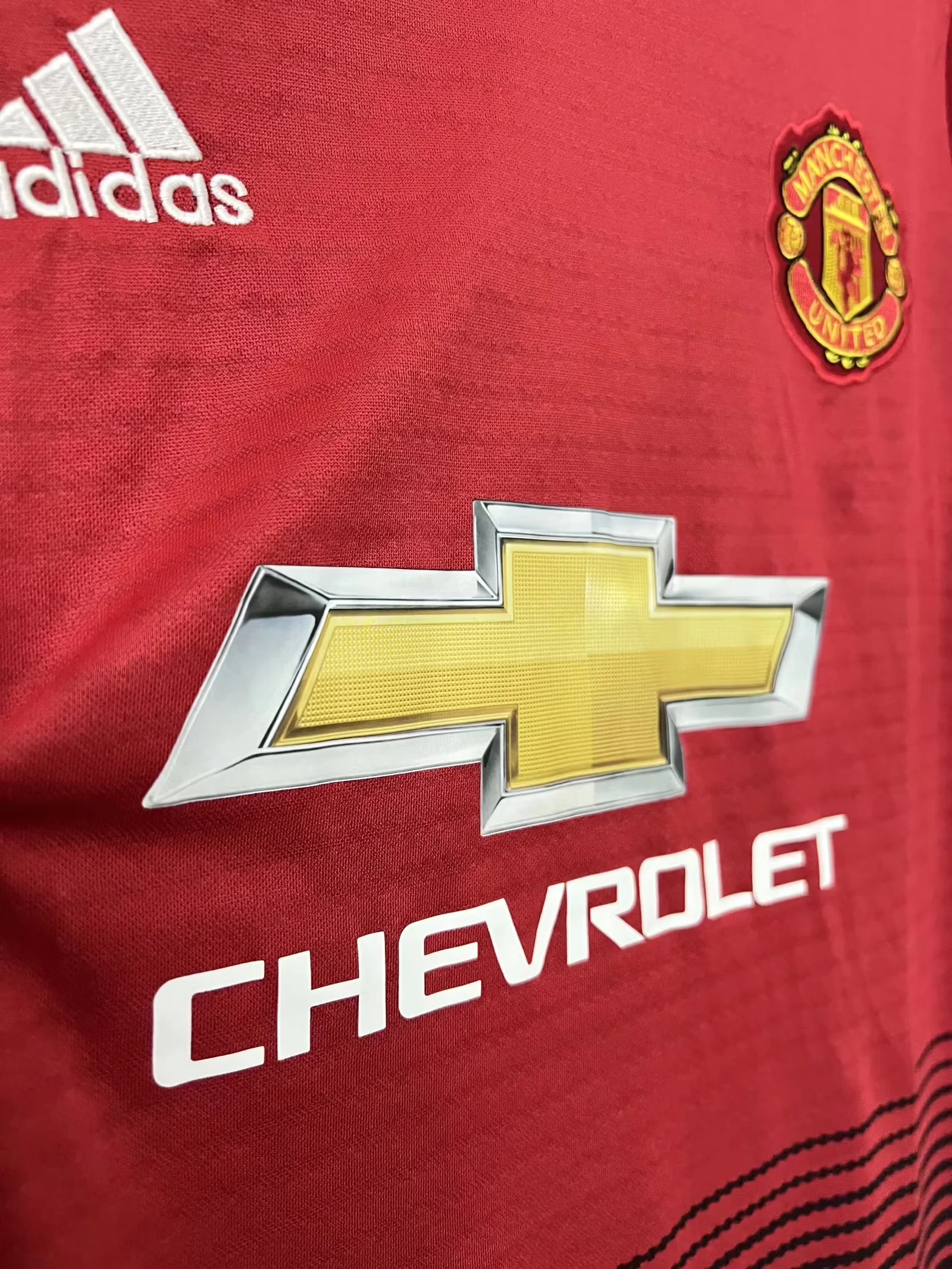 2018-19 Manchester United Home Retro Jersey view 3