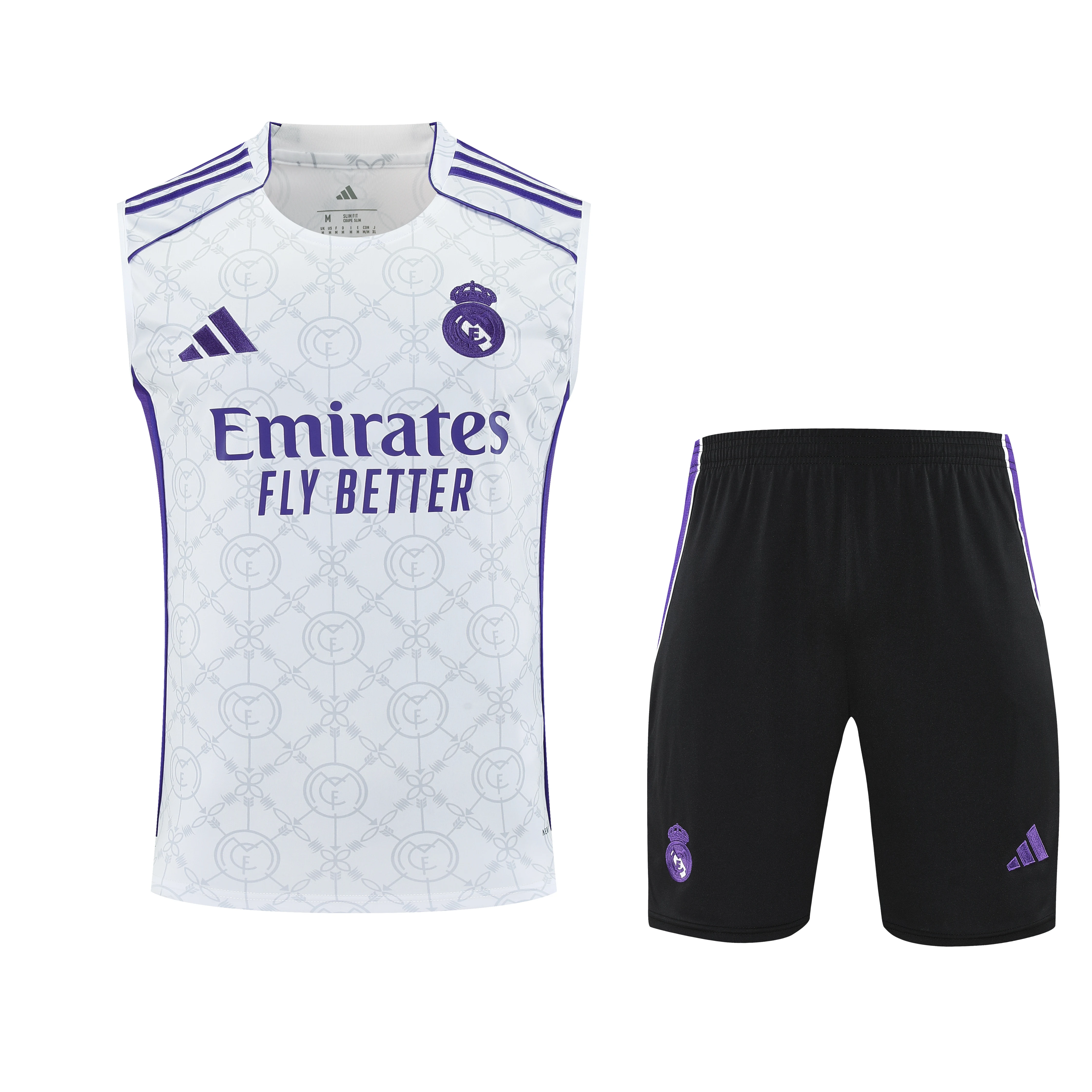 2025-26 Real Madrid Training Vest Jersey view 3