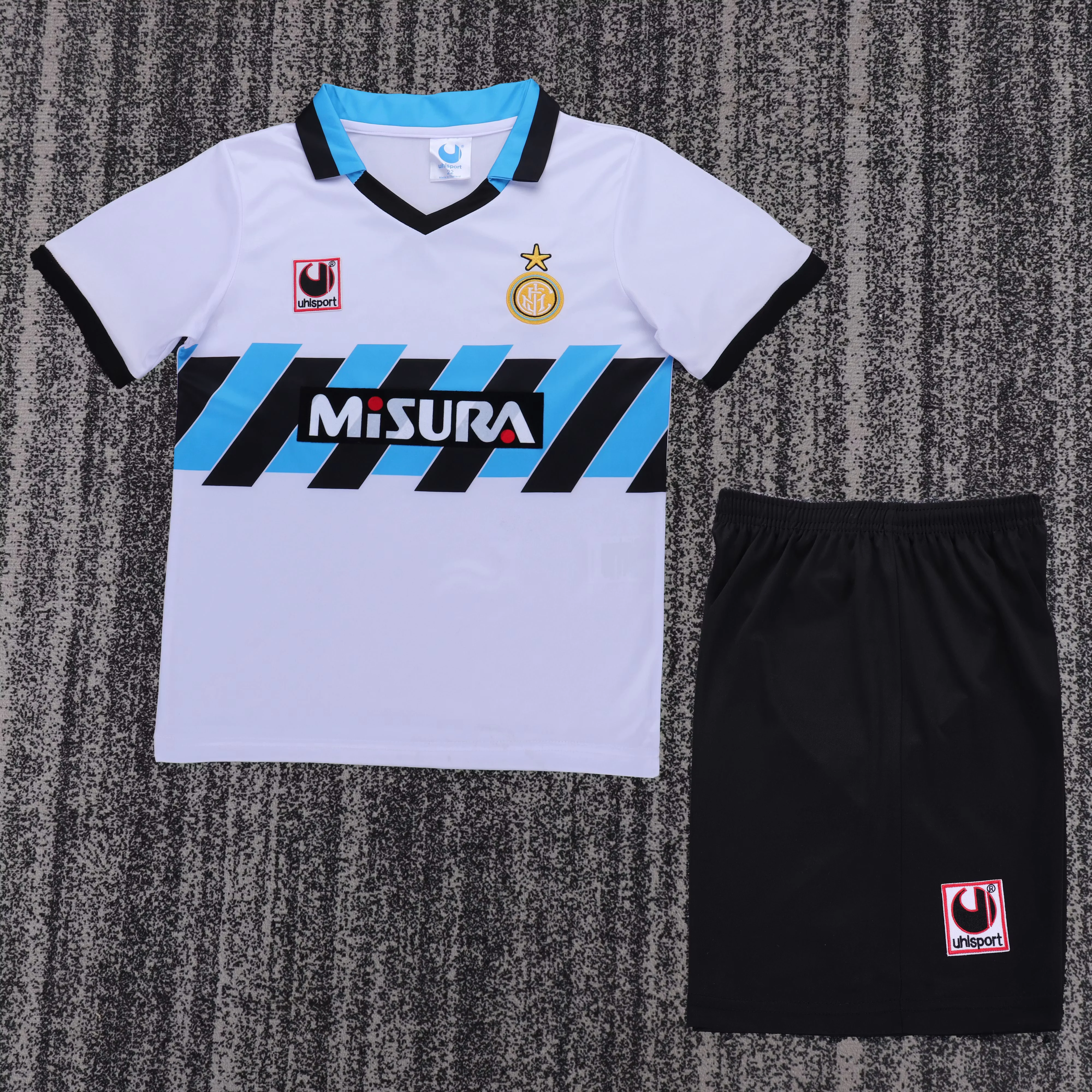 1990-91 Inter Milan Away Retro Jersey – Kids'
