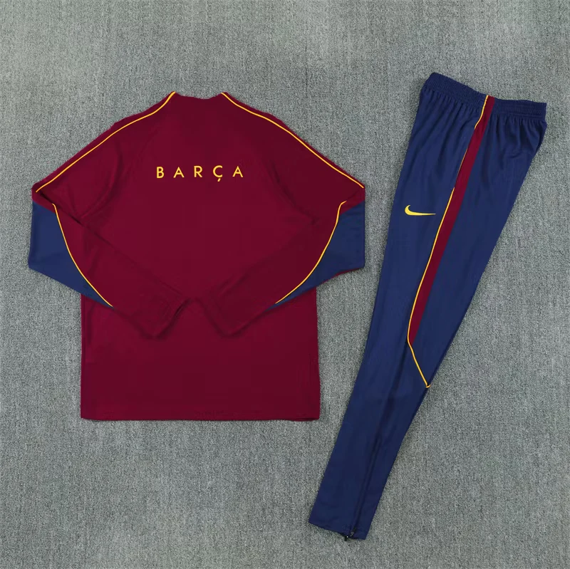 2026-27 Barcelona Red Half-Zip Training Jersey view 16