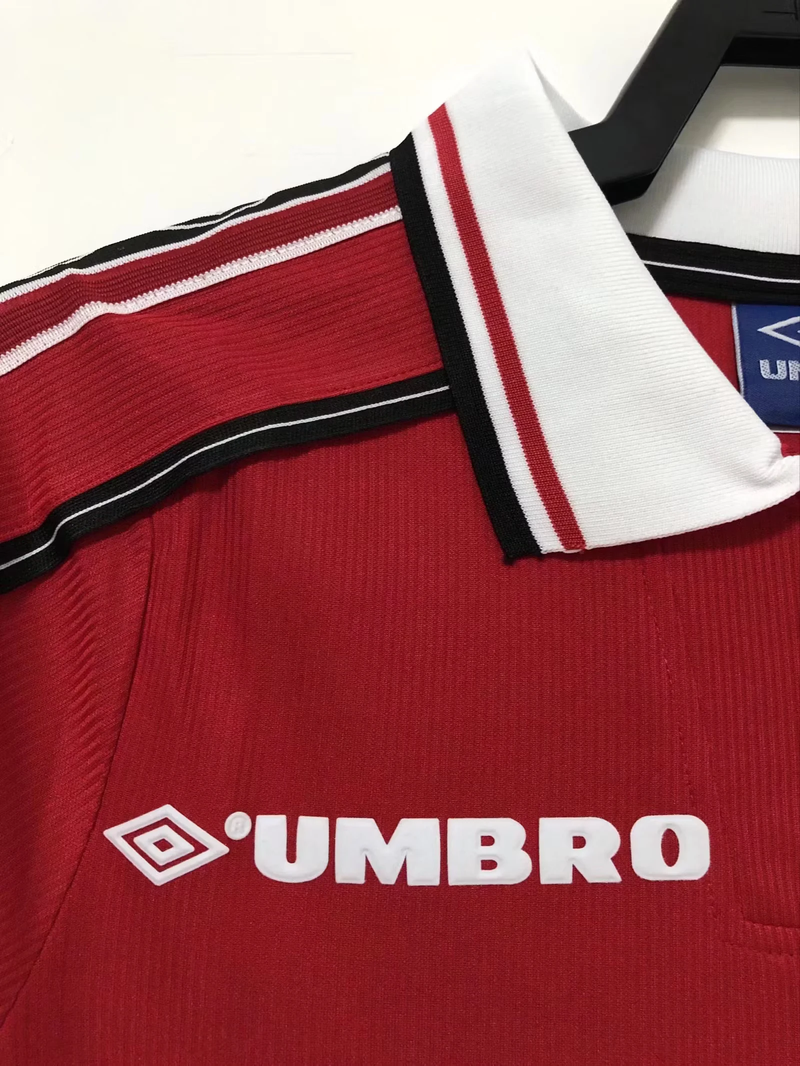 1998 Manchester United Home Long Sleeve Retro Jersey view 5