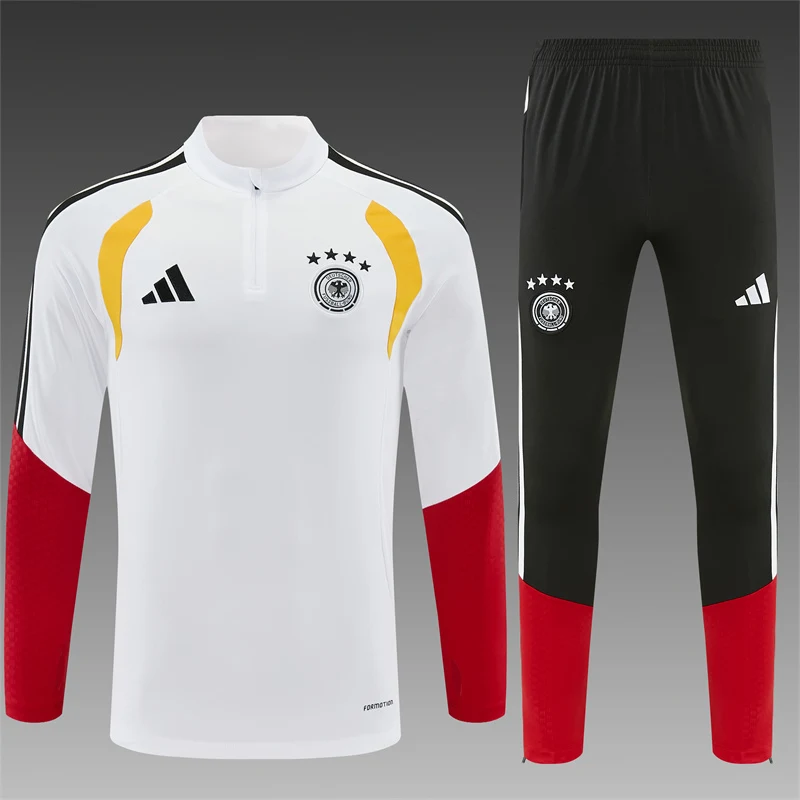 2026-27 Germany White Half-Zip Training Jersey view 3