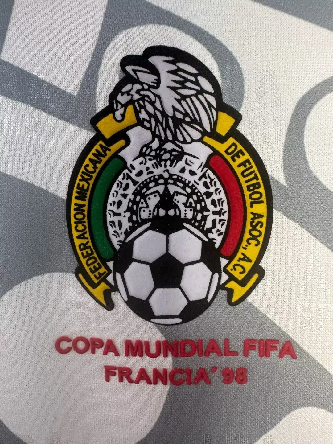 1998 Mexico Away Jacquard Retro Jersey view 4