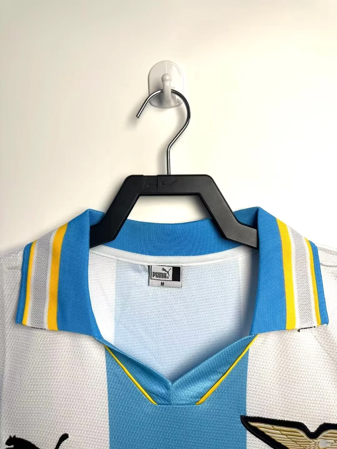 1999-00 Lazio home blue and white retro jersey view 8