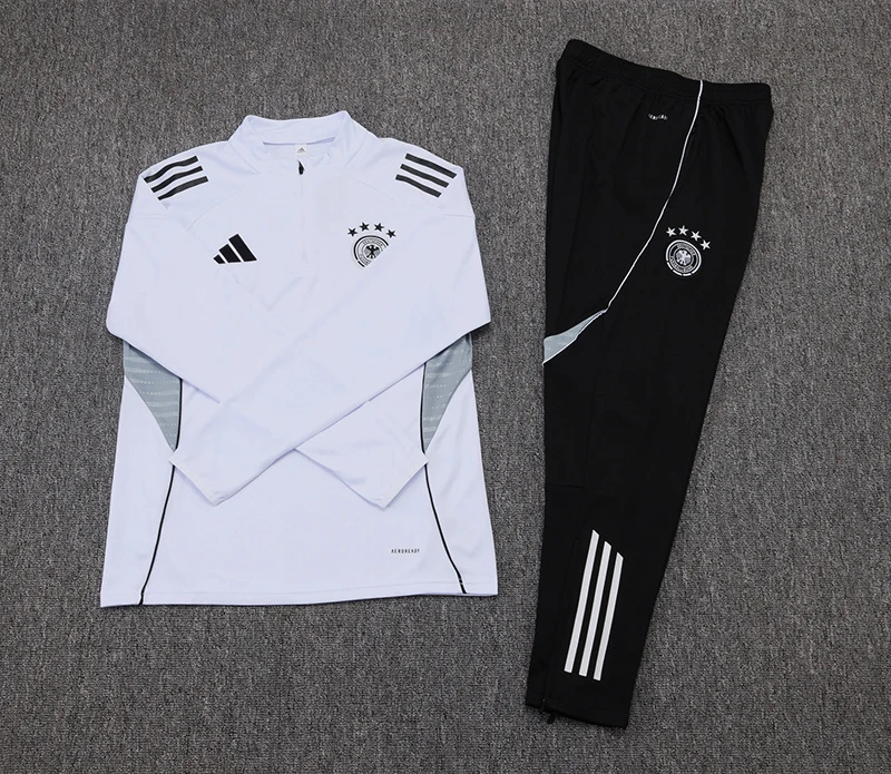 2025-26 Germany White Half-Zip Training Jersey view 22