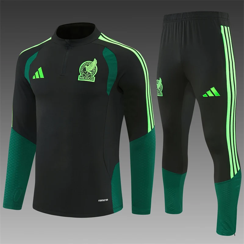 2026-27 Mexico Black Half-Zip Training Jersey