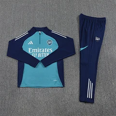 2025-26 Arsenal Green Half-Raised Training Jersey view 16