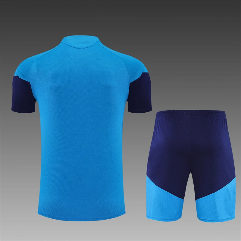 2026-27 Spain Team Lake Blue Short-Sleeve Training Jersey (Two Stars) view 2