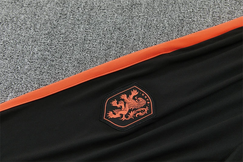 2026-27 Netherlands Royal Black Half-Zip Training Jersey view 11