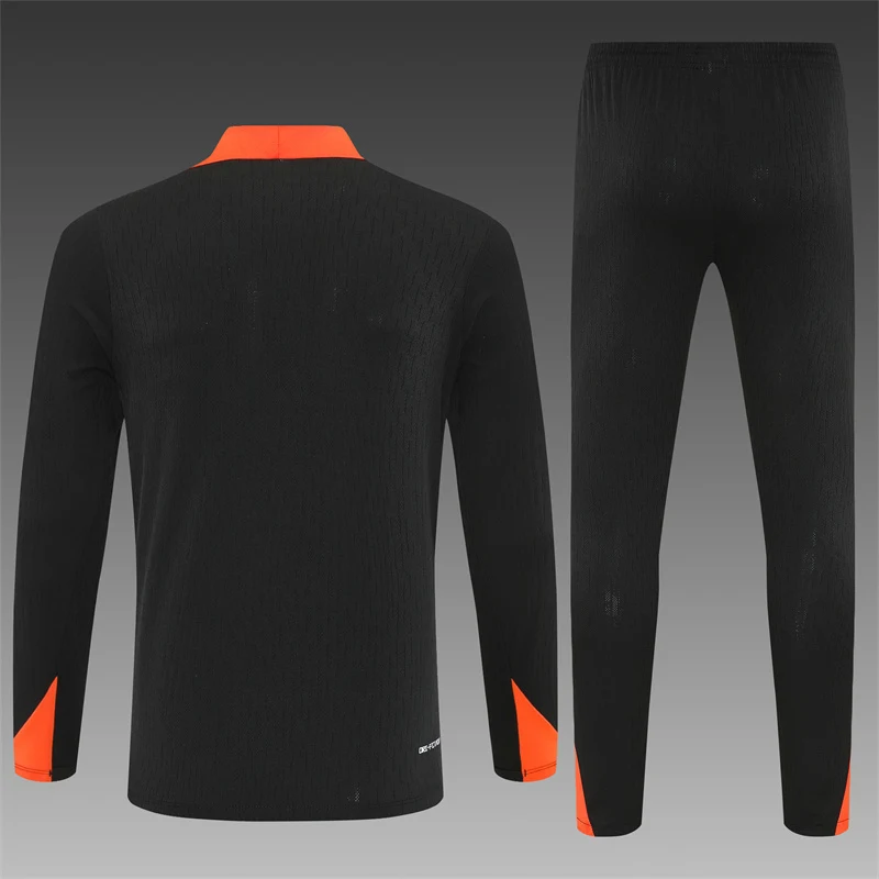 2025-26 Brazil Black Half-Zip Training Jersey view 2