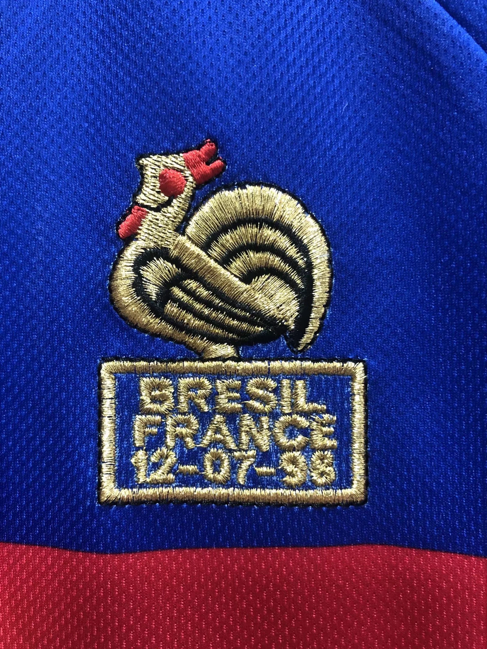 1998 France Home Retro Jersey view 7
