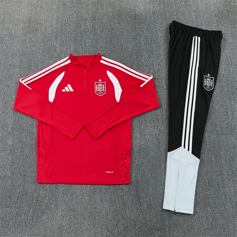 2026-27 Spain Red Half-Zip Training Jersey view 15
