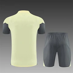 2025-26 Real Madrid Yellow Short Sleeve Training Jersey view 2
