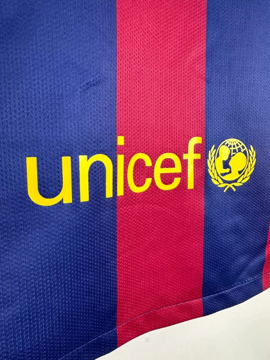 2014-15 Barcelona Home Long Sleeve Retro Jersey view 3