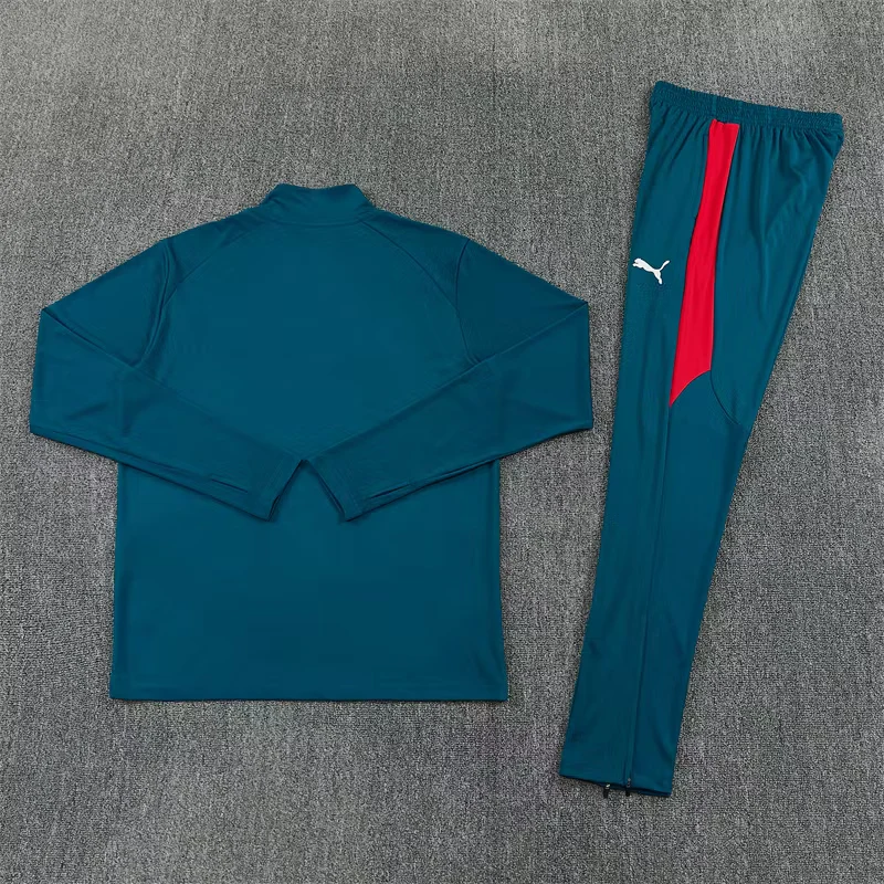 2026-27 Portugal Dark Green Half-Zip Training Top view 14