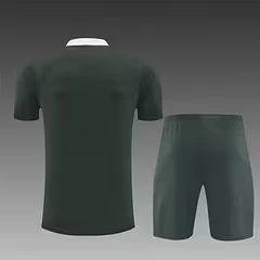 2025-26 Chelsea Short Sleeve Army Green Training Shirt view 2