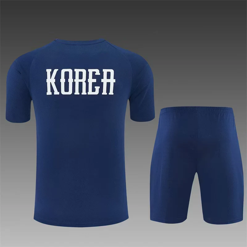 2026-27 South Korea Royal Blue Short-Sleeve Training Jersey view 2