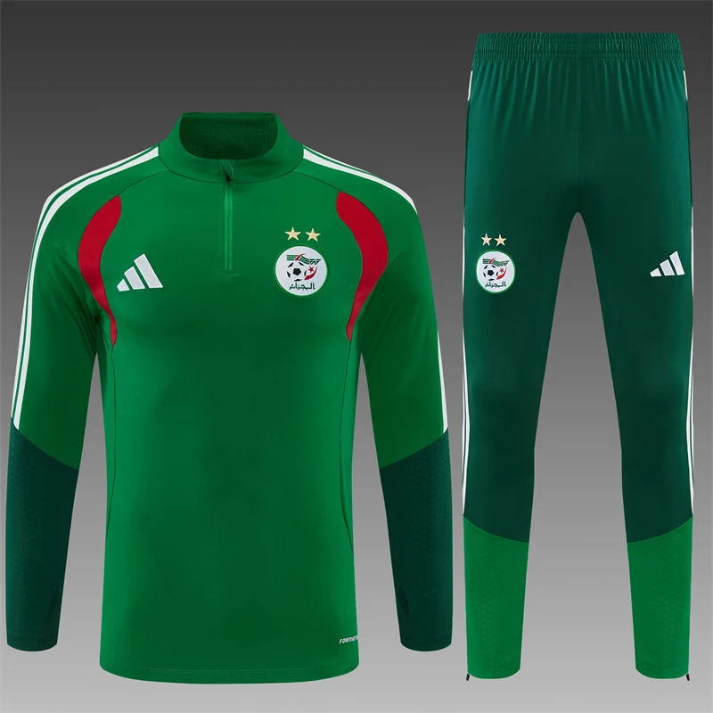 2026-27 Algeria Green Half-Zip Training Jersey view 18