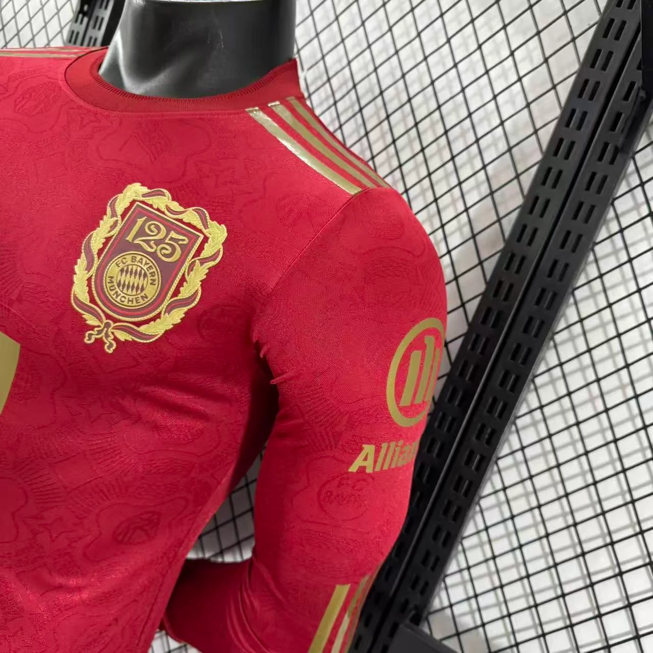 2025-26 Bayern Munich 125th Anniversary Long-Sleeve Jersey – Player Version view 7