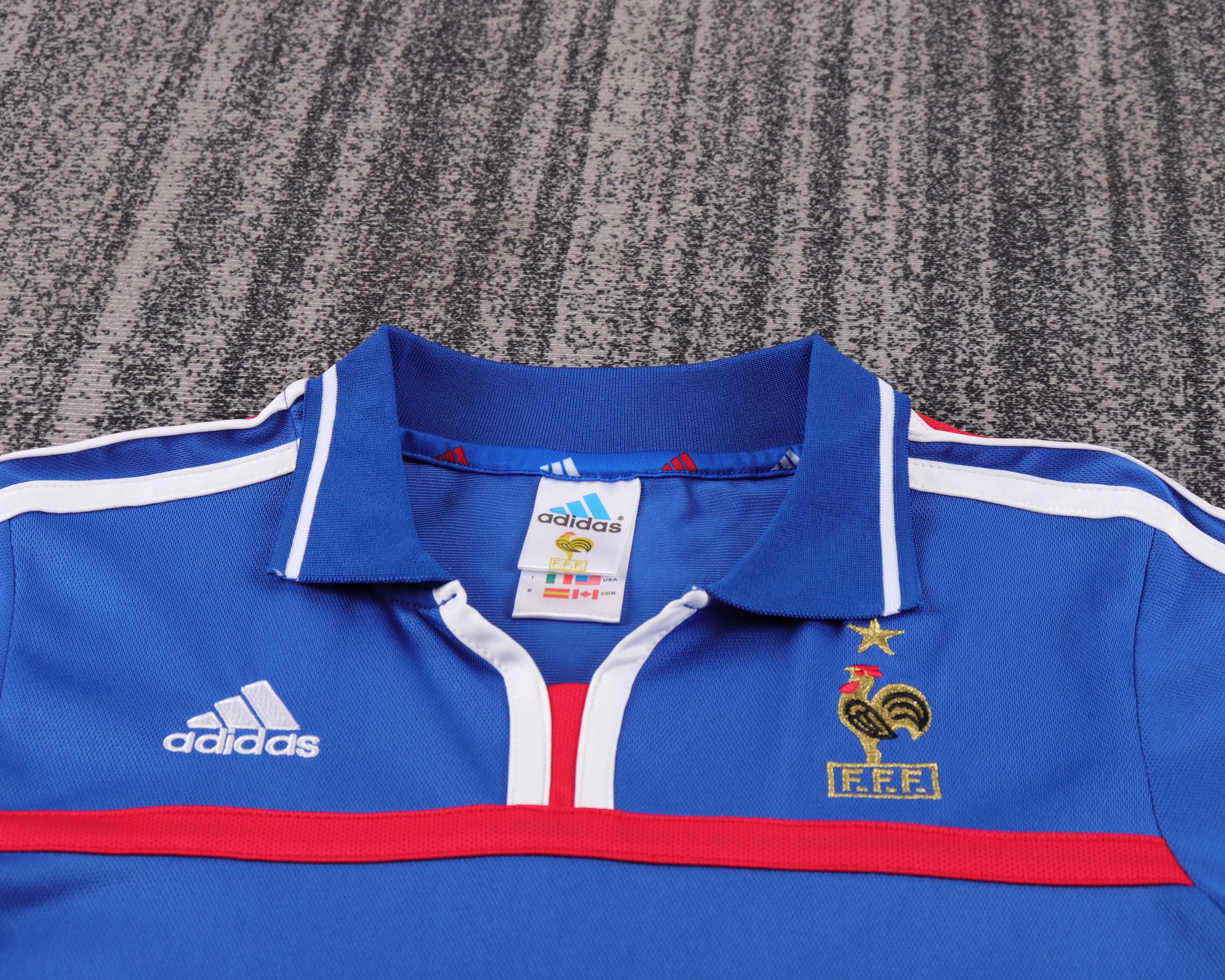 2000 France Home Retro Shirt - Kids Sizes view 9