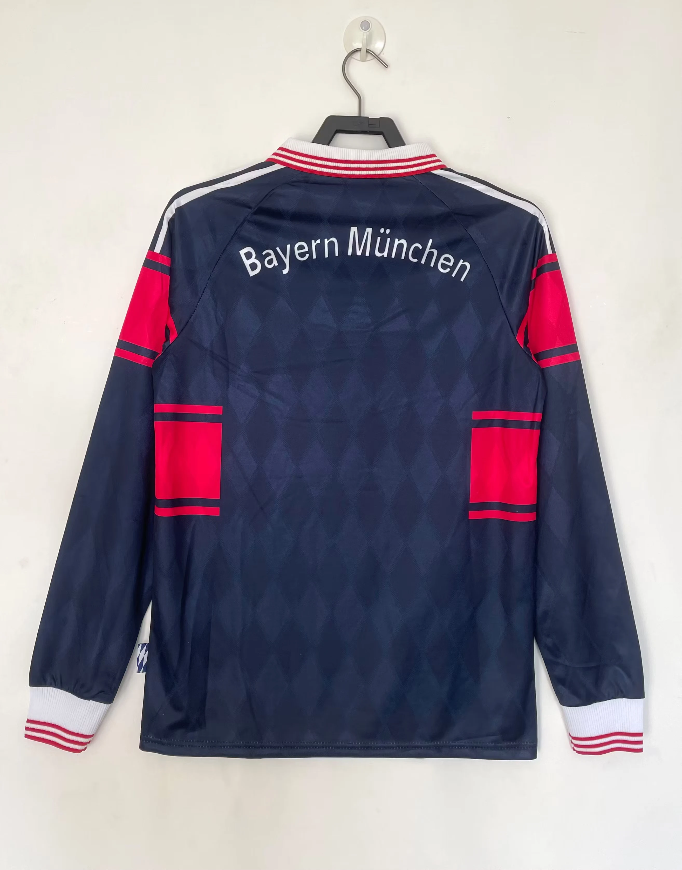 1997-99 Bayern Munich Home Long Sleeve Retro Jersey view 2