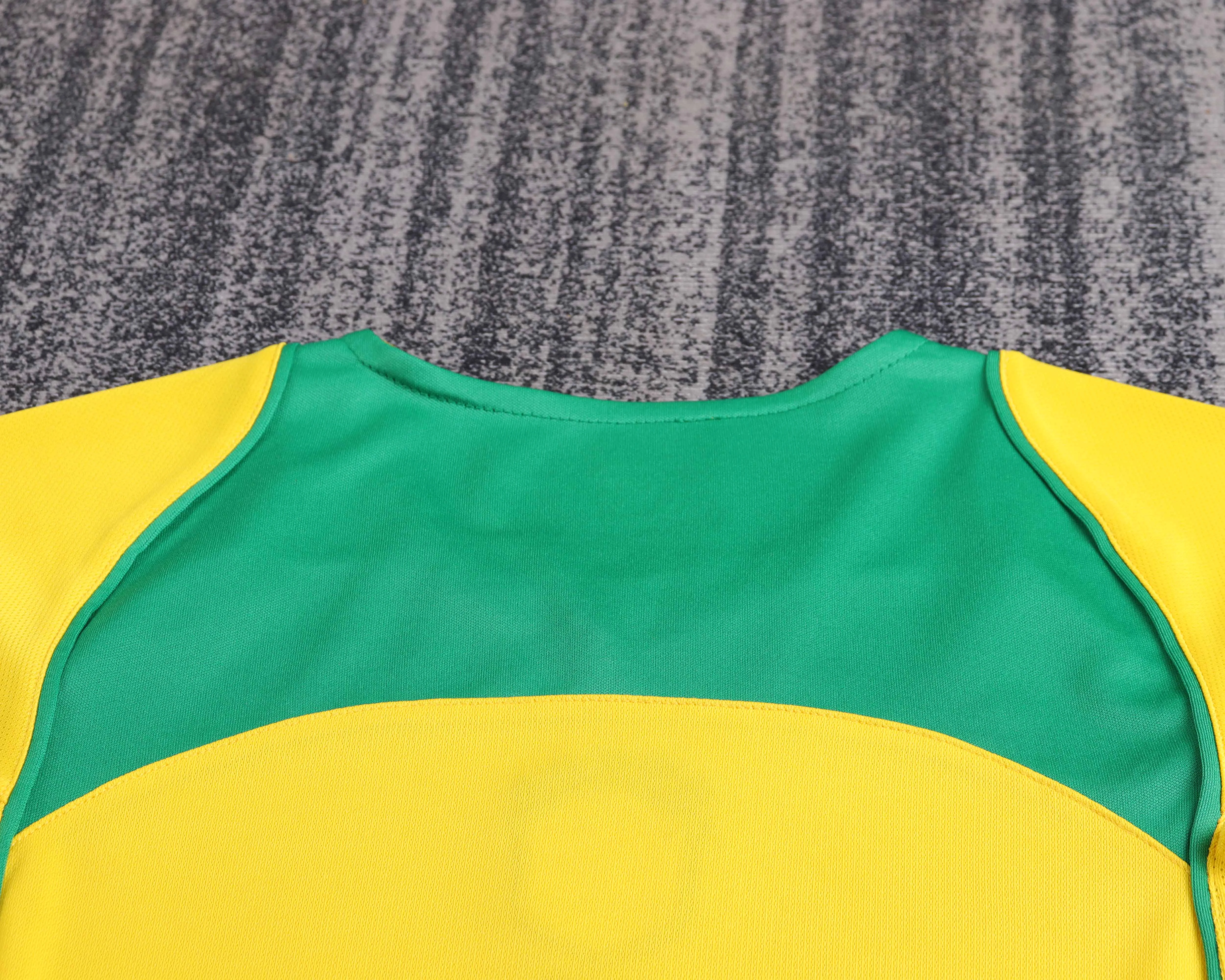 2004 Brazil Home Retro Shirt - Kids Sizes view 10
